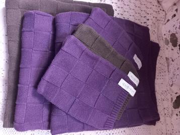 3 handdoeken + washandjes nieuw gebreid in NL door KNIT-TET beschikbaar voor biedingen