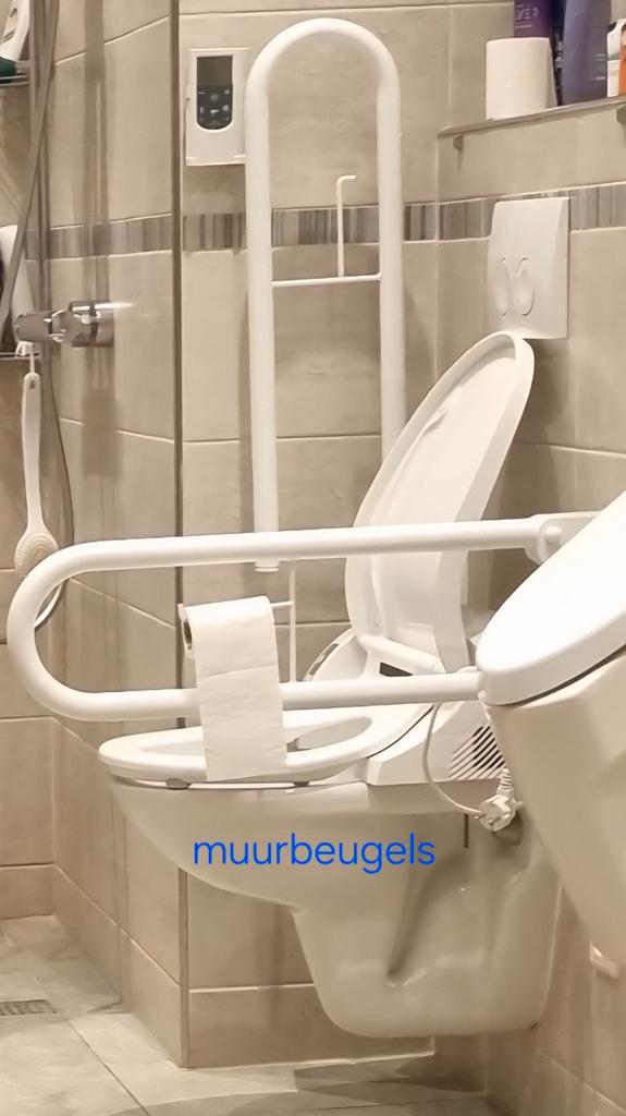 2 stuks Inklapbare WC Beugels - Veiligheid & Comfort, Huis en Inrichting, Badkamer | Badkamermeubels, Nieuw, Overige typen, Minder dan 100 cm
