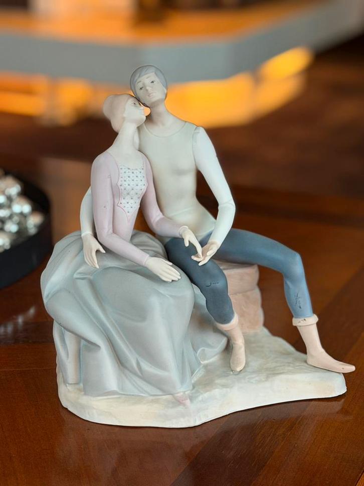 Lladro Porselein Romantisch Koppeltje - 30cm, Antiek en Kunst, Antiek | Porselein, Ophalen