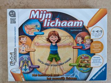 Tip toi spel - mijn lichaam - educatief leren over mensen