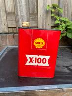Antieke olieblikken shell, yacco, Verzamelen, Ophalen, Zo goed als nieuw, Overige typen