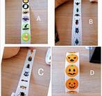 20 stickers herfst Halloween snailmail ephemera journal, Verzenden, Nieuw, Meerdere stickers