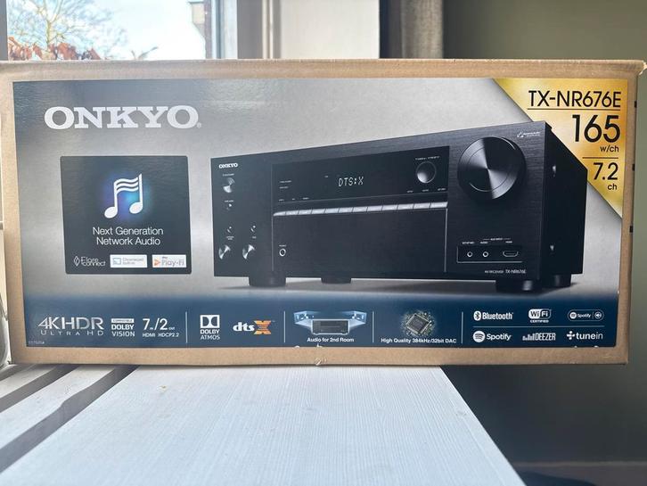 Onkyo TX-NR676E 7.2 Kanaals AV-Receiver - Nieuwstaat, Audio, Tv en Foto, Versterkers en Receivers, Zo goed als nieuw, 7.1, 120 watt of meer