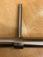 Metalen gordijnstang verchroomd chromen 1,5 m gordijnroede, Ophalen, Minder dan 50 cm, Overige kleuren, Zo goed als nieuw