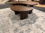 Salontafel YinYan Organisch Bruin 50%Korting DirectLeverbaar, Ophalen, 100 tot 150 cm, #Salontafels#Organisch#Boonvormig#Bruin#Mangohout