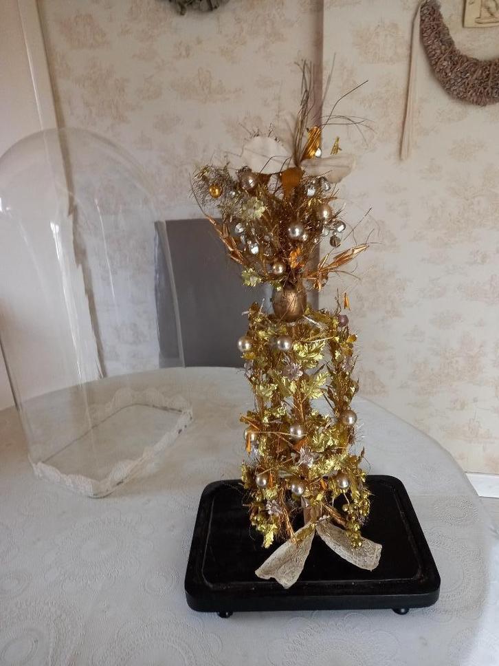 Antiek Stolp Vierkante Hoge + religieuze Tak, VERKOCHT, Antiek en Kunst, Curiosa en Brocante, Ophalen