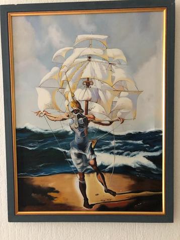 Kunst Reproductie Salvador Dali ''The Ship'' beschikbaar voor biedingen