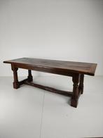 Massieve Engelse Eiken Eettafel – 20e Eeuw, Antiek en Kunst, Antiek | Meubels | Tafels, Ophalen