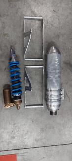 TM 450 uitlaatdemper HGS, Schokdemeper radiateur beschermers, Motoren, Ophalen of Verzenden, Gebruikt