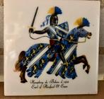 Tegeltje ridder te paard - The Earl of Hereford & Essex, Ophalen of Verzenden