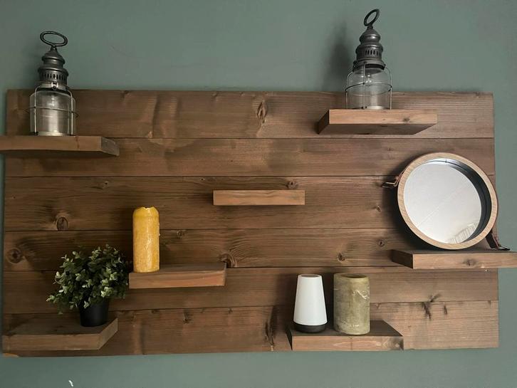 Houten wandbord 150 x 80 cm, Huis en Inrichting, Kasten | Wandmeubels, Gebruikt, Minder dan 100 cm, 150 tot 200 cm, Minder dan 25 cm