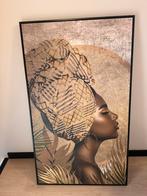 Afrikaanse vrouw schilderij, Ophalen, Zo goed als nieuw, Schilderij