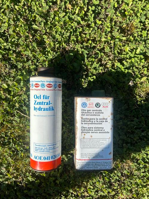 Olieblik olie blik oil can vintage vw Volkswagen audi seat, Verzamelen, Blikken, Gebruikt, Overige, Overige merken, Ophalen of Verzenden