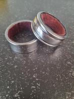 Twee x prachtige zilveren wijnring, Ophalen of Verzenden, Zilver