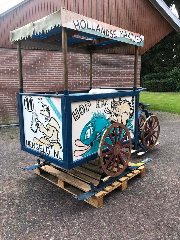 Zelfbouw Ijscokar - Blij dat ik glij, Antiek en Kunst, Curiosa en Brocante, Ophalen