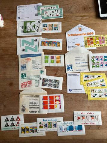 Oude kinderpostzegels Collectie beschikbaar voor biedingen