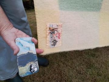 Wollen AB deken vintage beschikbaar voor biedingen