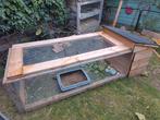 Konijnenren met konijnenhok, Dieren en Toebehoren, Ophalen, 110 cm of meer, Zo goed als nieuw, 90 cm of meer