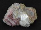 Elbaiët Toermalijn (Roze én Blauw) met Muscoviet Mica, Verzamelen, Mineralen en Fossielen, Ophalen of Verzenden, Mineraal