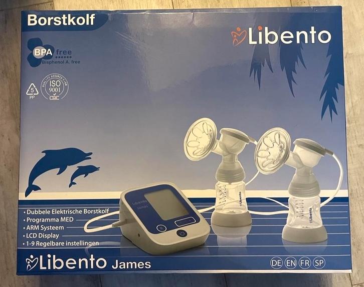 Libento James Dubbele Elektrische Borstkolf, Kinderen en Baby's, Babyvoeding en Toebehoren, Gebruikt, Borstkolf, Ophalen