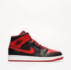 Jordan 1 Rood/Zwart - Maat 45, Kleding | Heren, Ophalen, Nieuw, Zwart, Sneakers of Gympen