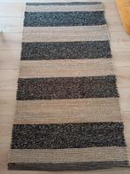 Vloerkleed zwart en beige, Ophalen, Zo goed als nieuw, Beige, Rechthoekig