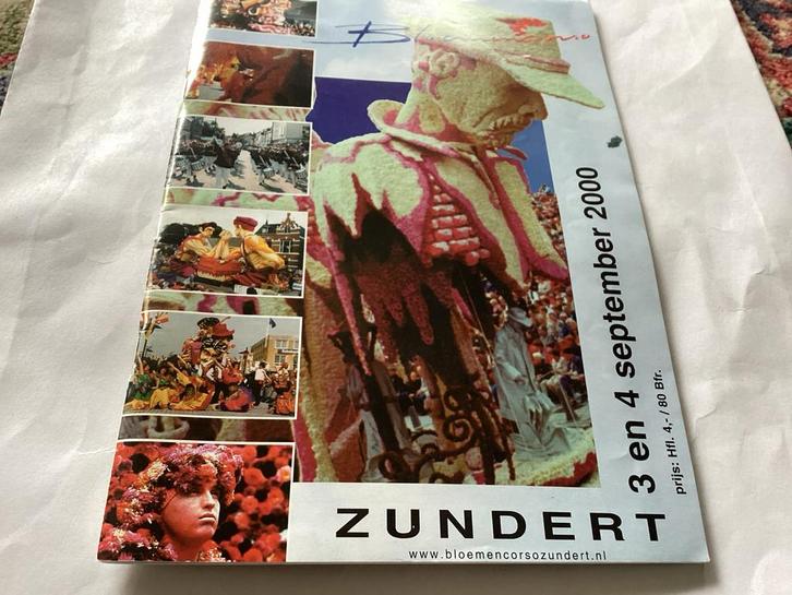 Bloemencorso Zundert 2000 - Programmaboekje, Boeken, Catalogussen en Folders, Gelezen, Catalogus, Ophalen of Verzenden