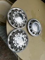 3x vintage 13 inch metalen wieldoppen, Ophalen of Verzenden