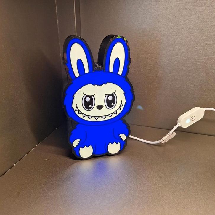 Labubu led nachtlampje andere kleuren is mogelijk, Kinderen en Baby's, Kinderkamer | Inrichting en Decoratie, Nieuw, Lamp, Ophalen of Verzenden