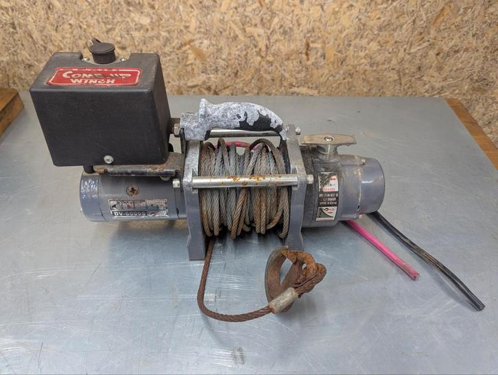 Elektrische lier 2722 kg 12V Come-Up winch DV-6000S, Doe-het-zelf en Verbouw, Lieren en Takels, Gebruikt, Elektrisch, Ophalen
