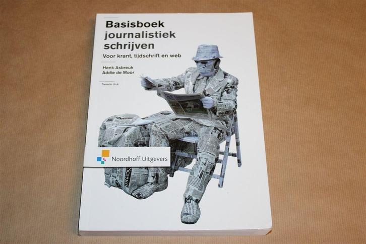 Basisboek Journalistiek Schrijven — Voor Krant, Tijdschrift, Boeken, Studieboeken en Cursussen, Zo goed als nieuw, HBO, Alpha