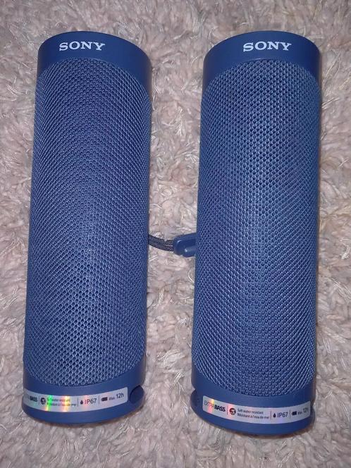 Bluetooth speakers (2x), Audio, Tv en Foto, Luidsprekers, Zo goed als nieuw, Front, Rear of Stereo speakers, Minder dan 60 watt