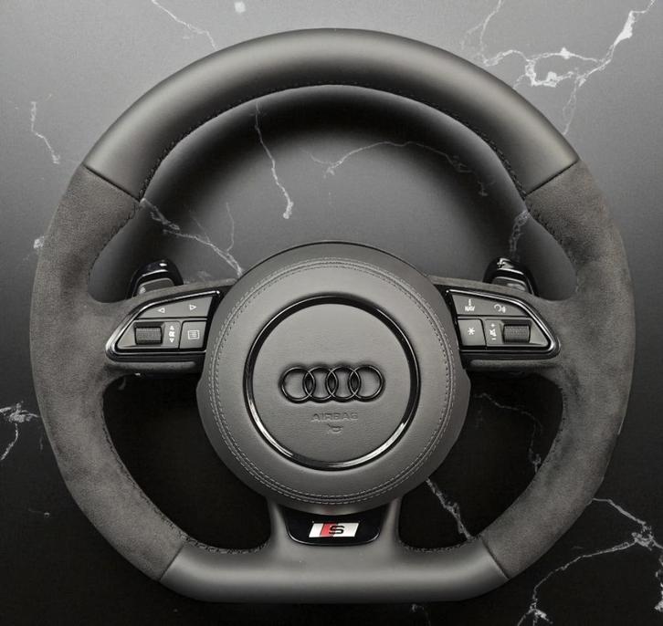 Audi S3 / A3 / RS3 8V – Alcantara & Leder Stuur, Auto-onderdelen, Besturing, Audi, Nieuw, Ophalen of Verzenden