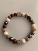 Armband Karma natuursteen/zilver (nieuw ), Ophalen of Verzenden, Nieuw, Zilver