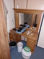 Kaptafel,licht eiken ,bureau,buro,slaapkamermeubel, Huis en Inrichting, Ophalen, Gebruikt