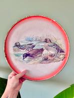 Vintage Italiaanse schaal plateau eenden, Antiek en Kunst, Antiek | Keramiek en Aardewerk, Ophalen of Verzenden