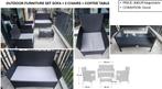 Outdoor furniture set, Tuin en Terras, Ophalen, Zo goed als nieuw, Loungeset, Overige materialen