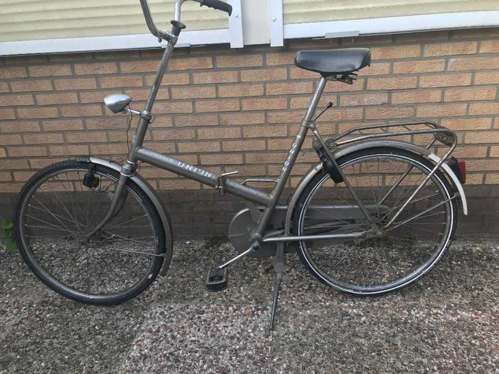 Vintage Union univouw vouwfiets 24 inch velgen, Fietsen en Brommers, Fietsen | Vouwfietsen, Gebruikt, Overige merken, 20 inch of meer