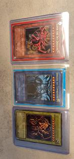 Yu-Gi-Oh! Egyptische Godkaarten GBI Near Mint/Mint, Ophalen of Verzenden, Zo goed als nieuw, Meerdere kaarten, Foil