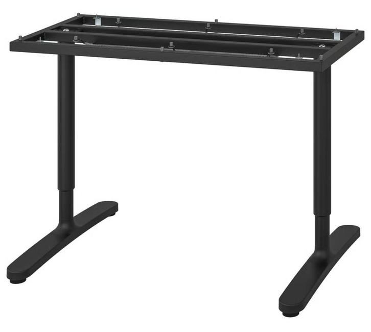 Bekant onderstel van IKEA tbv bureaublad 120cm, Huis en Inrichting, Bureaus, Gebruikt, Bureau, In hoogte verstelbaar, Ophalen