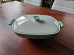 P. Regout & Co. | dekschaal pastelgroen | jaren 60 | VINTAGE, Antiek en Kunst, Antiek | Servies los, Ophalen of Verzenden