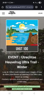 Startbewijs Utrechtse Heuvelrug 50K zondag 30-11, Eén persoon