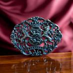 Antieke zilveren Broche met wapen van Friesland, Antiek en Kunst, Antiek | Goud en Zilver, Ophalen of Verzenden