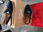 Cristian Louboutin loafer/slipper mt 41 NIEUW, Loafers, Binnen EU, Blauw, Nieuw