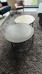 Light&Living metalen salontafel set, Huis en Inrichting, Tafels | Salontafels, Ophalen, Gebruikt, 50 tot 100 cm, Rond