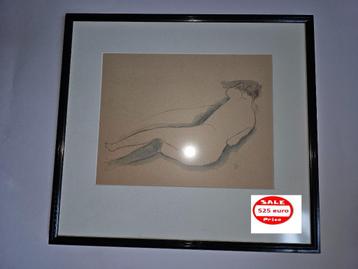 Uniek werk van Jan Sluijters  Potlood tekening beschikbaar voor biedingen