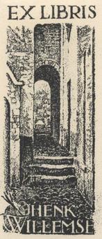 0613 Ex Libris Nederland : Harry Corvers, 1945, Verzenden