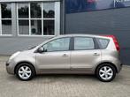 Nissan Note 1.4 Pure Bj 2006 hoge zit Airco,Clima,Cv,15inch, Voorwielaandrijving, Stof, Gebruikt, Zwart