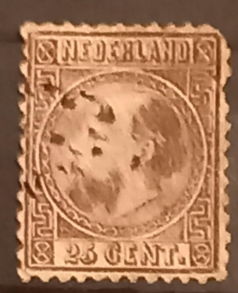 Nederland NVPH 11, Verzenden, Gestempeld