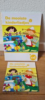 De mooiste kinderliedjes (cd + boek), Cd's en Dvd's, Ophalen of Verzenden, Zo goed als nieuw, Muziek, 3 tot 5 jaar